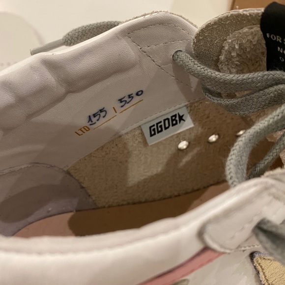 Golden Goose Midstar Sneaker White/Gold sz 38 NIB - Picture 5 of 9